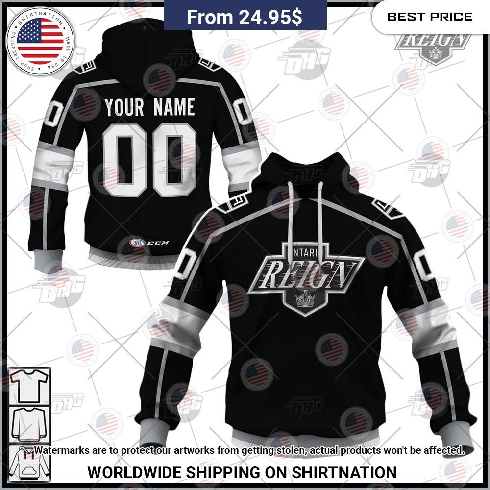 Personalized AHL Ontario Reign Premier Jersey Shirt You look cheerful dear