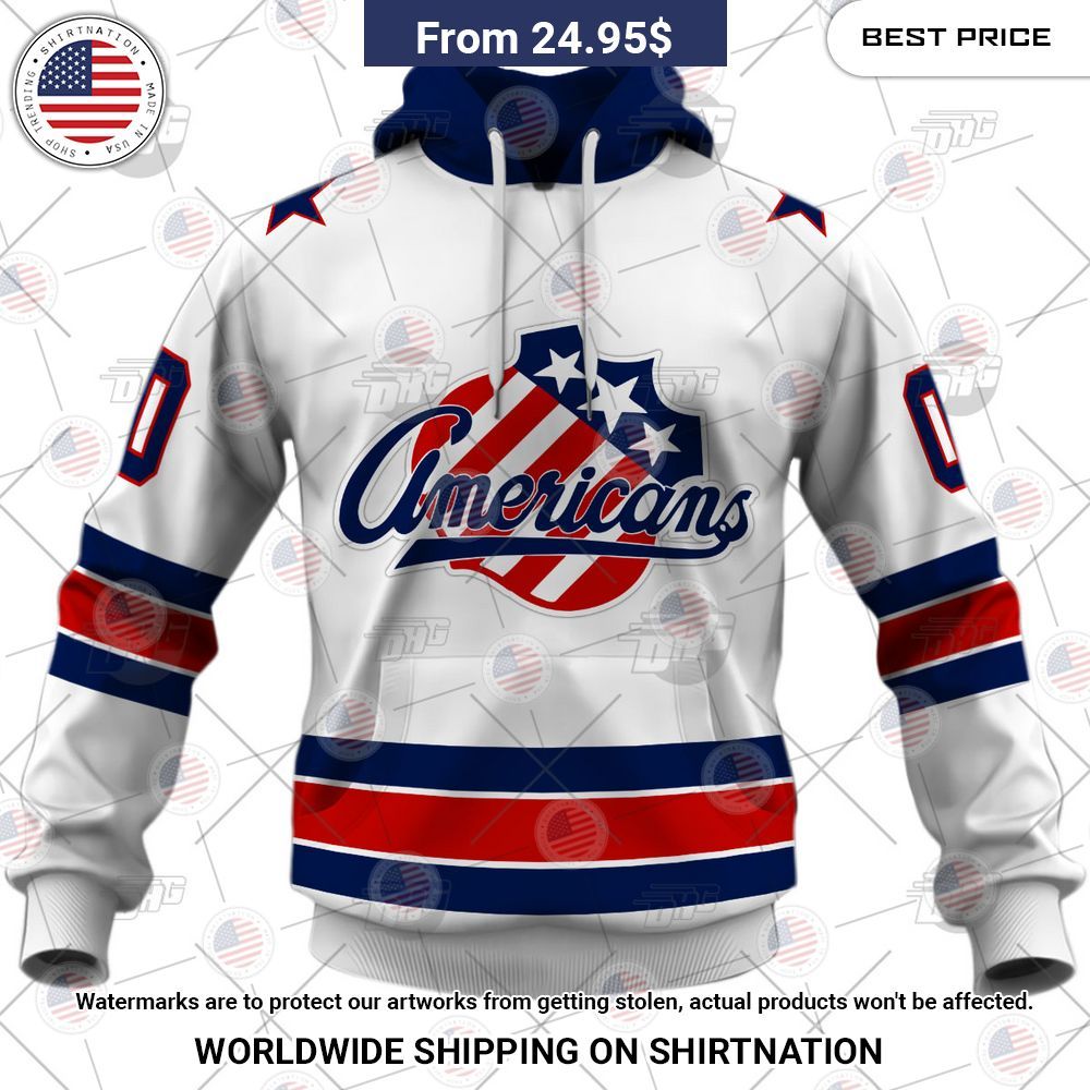 Personalized AHL Rochester Americans Premier Jersey White Shirt My friends!