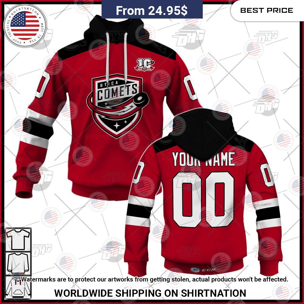 personalized ahl utica comets 2022 23 premier jersey red shirt 1 722.jpg
