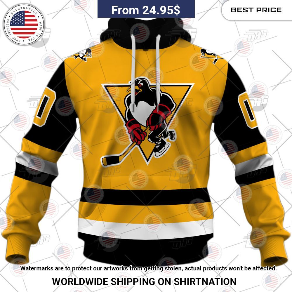 personalized ahl wilkes barre scranton penguins premier jersey yellow shirt 2 234.jpg