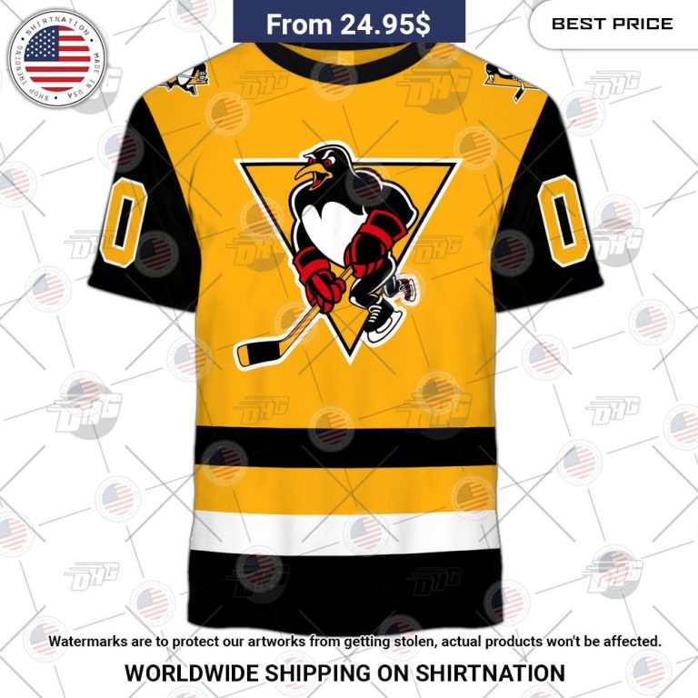 personalized ahl wilkes barre scranton penguins premier jersey yellow shirt 3 767.jpg