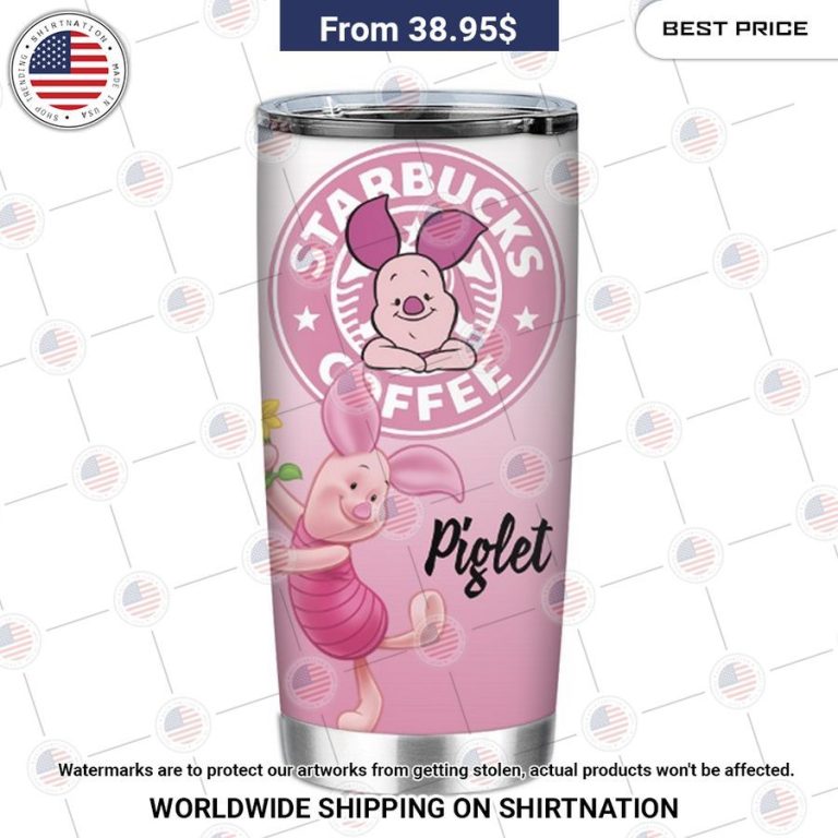 Piglet Disney Starbucks Tumbler Amazing Pic