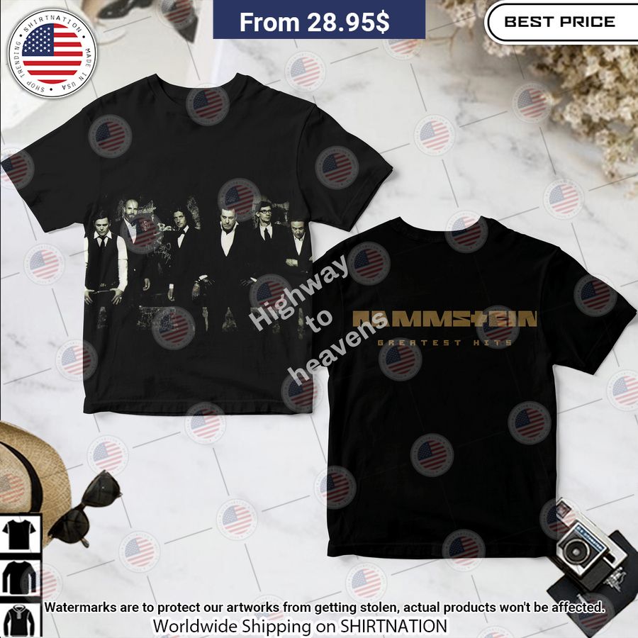 Rammstein Greatest Hits Album Shirt Nice shot bro