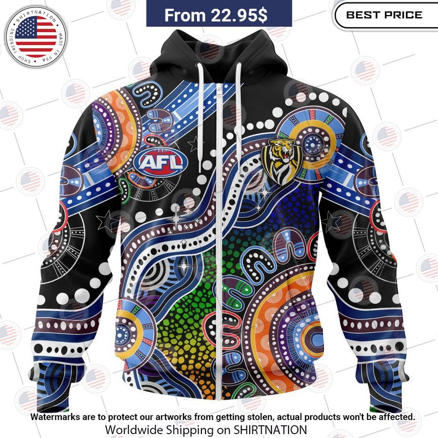 Richmond Tigers Indigenous Custom Shirt You look so healthy and fit