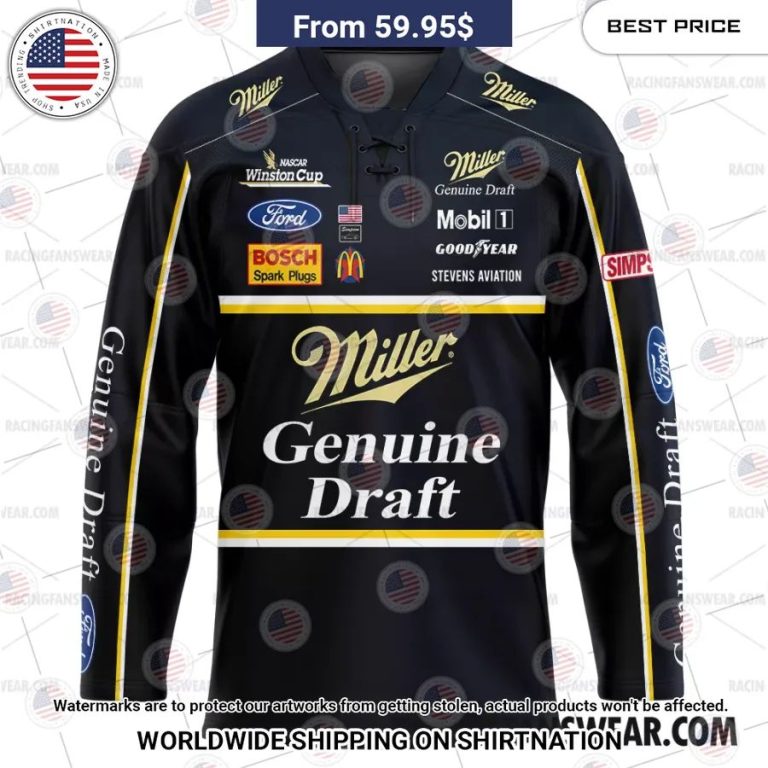 Rusty Wallace Nascar 1995 Miller Film Racing Hockey Jersey My friends!