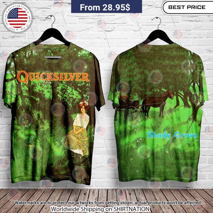 Shady Grove Quicksilver Album Shirt Cutting dash