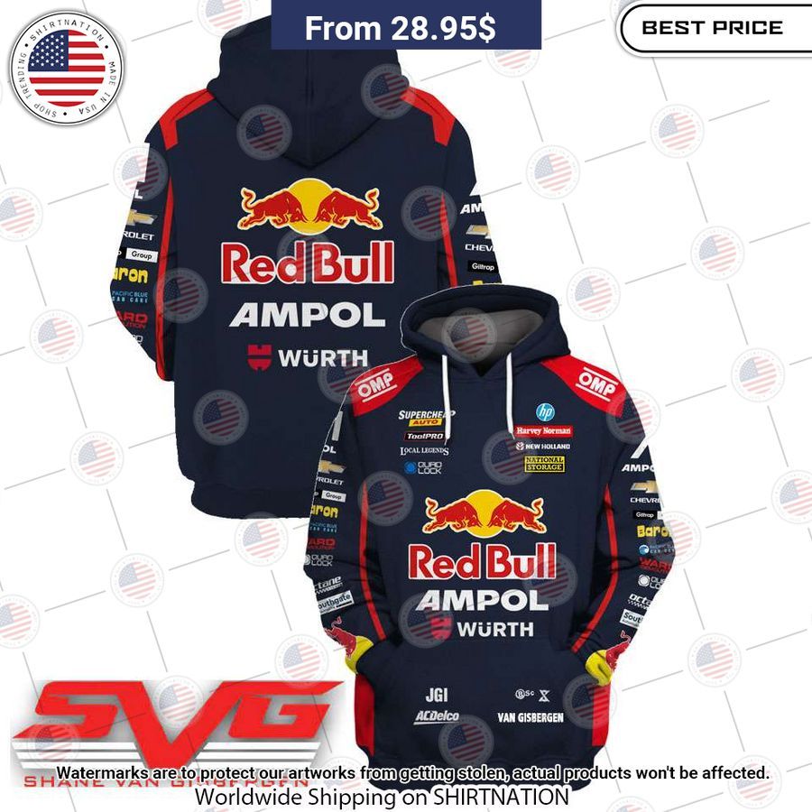 Shane Van Gisbergen Red Bull Ampol Racing CUSTOM Hoodie You look too weak