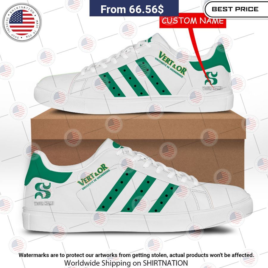 Sherbrooke Vert et Or Stan Smith Shoes