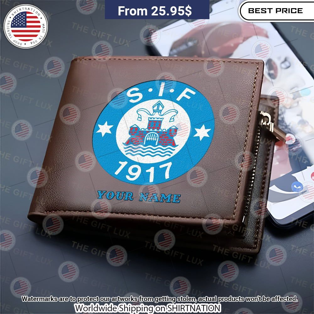 Silkeborg IF Personalized Leather Wallet Wow! What a picture you click