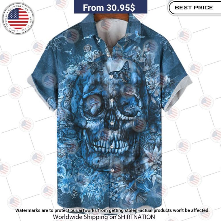 Skull Pattern Hawaiian Shirt You are getting me envious with your look