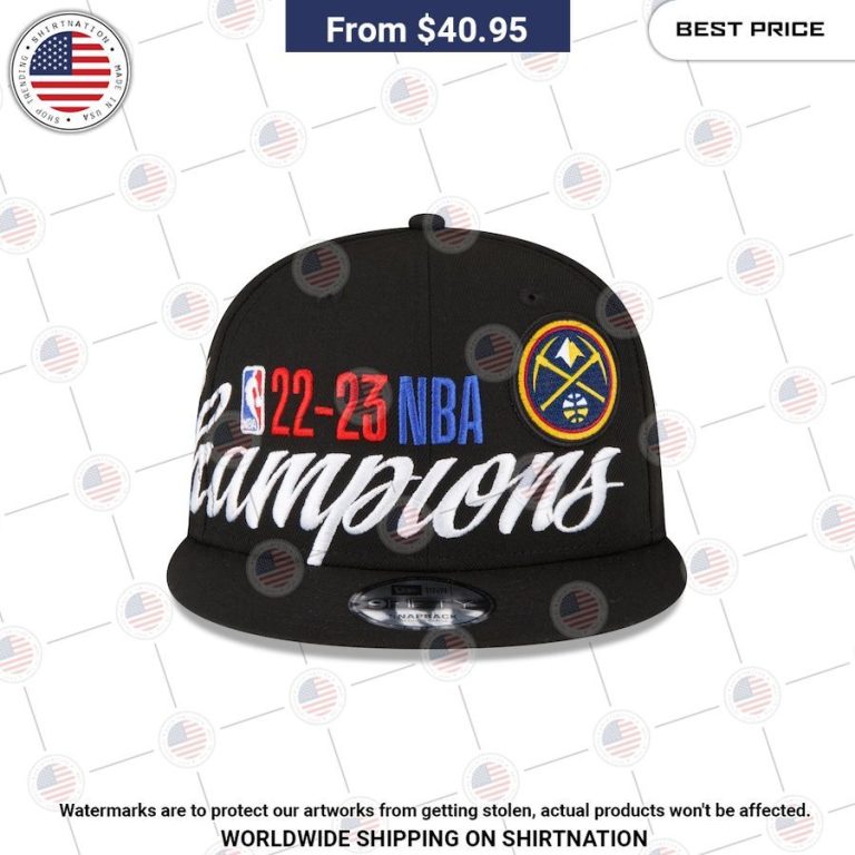 Snapback Hat Denver Nuggets NBA Champions Studious look