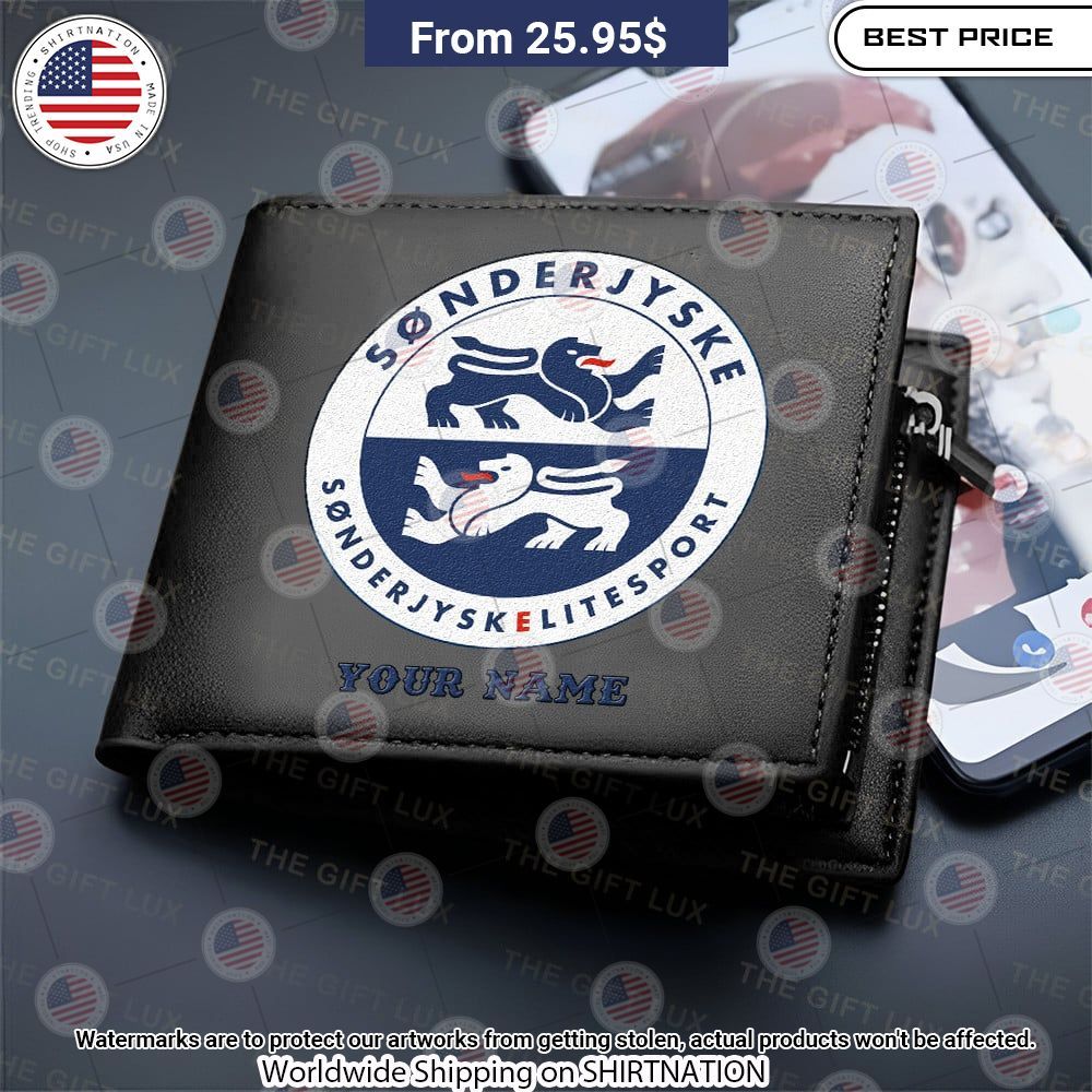 Sonderjyske Fodbold Personalized Leather Wallet Which place is this bro?