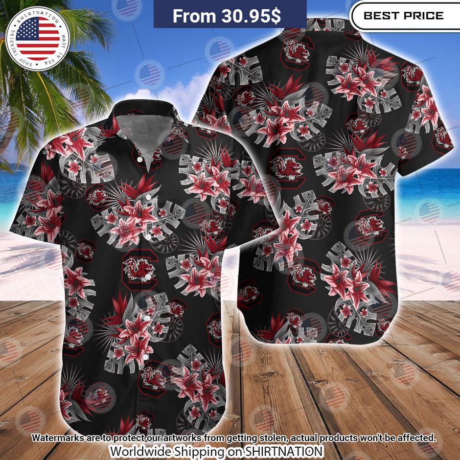 South Carolina Gamecocks Tide Football Hawaiian Shirt Amazing Pic
