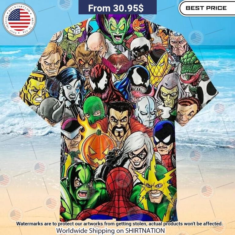 Spider Man Villains Hawaiian Shirt Ah! It is marvellous