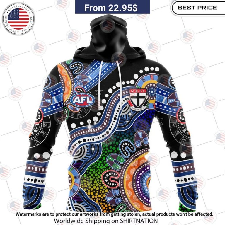 St Kilda Football Club Indigenous Custom Shirt Nice shot bro