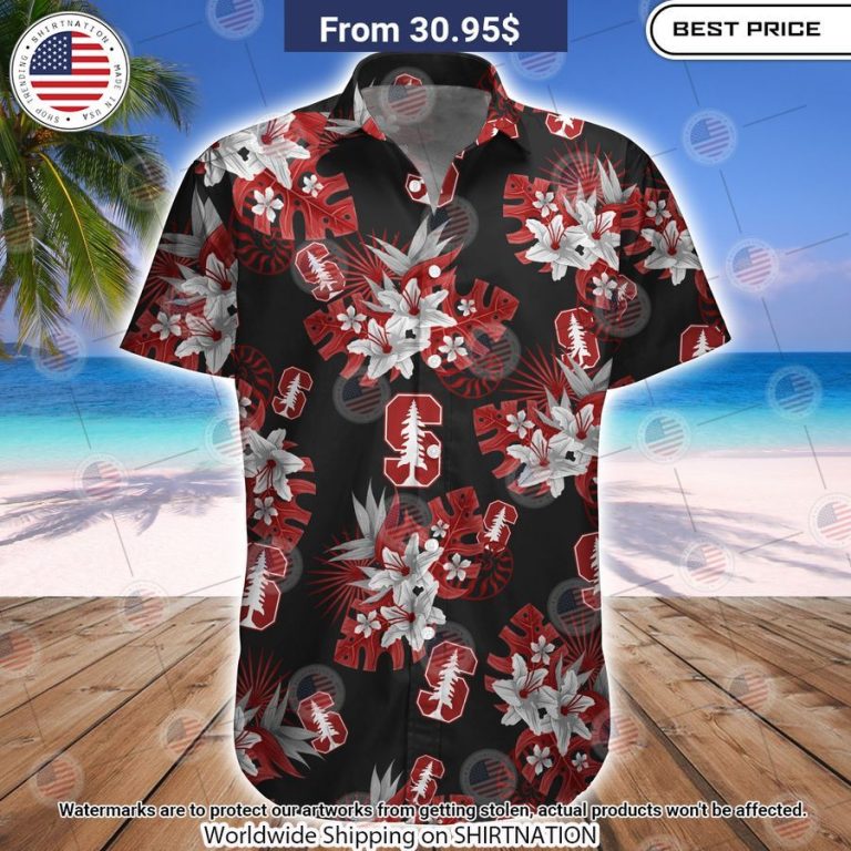 Stanford Cardinal Football Hawaiian Shirt Heroine