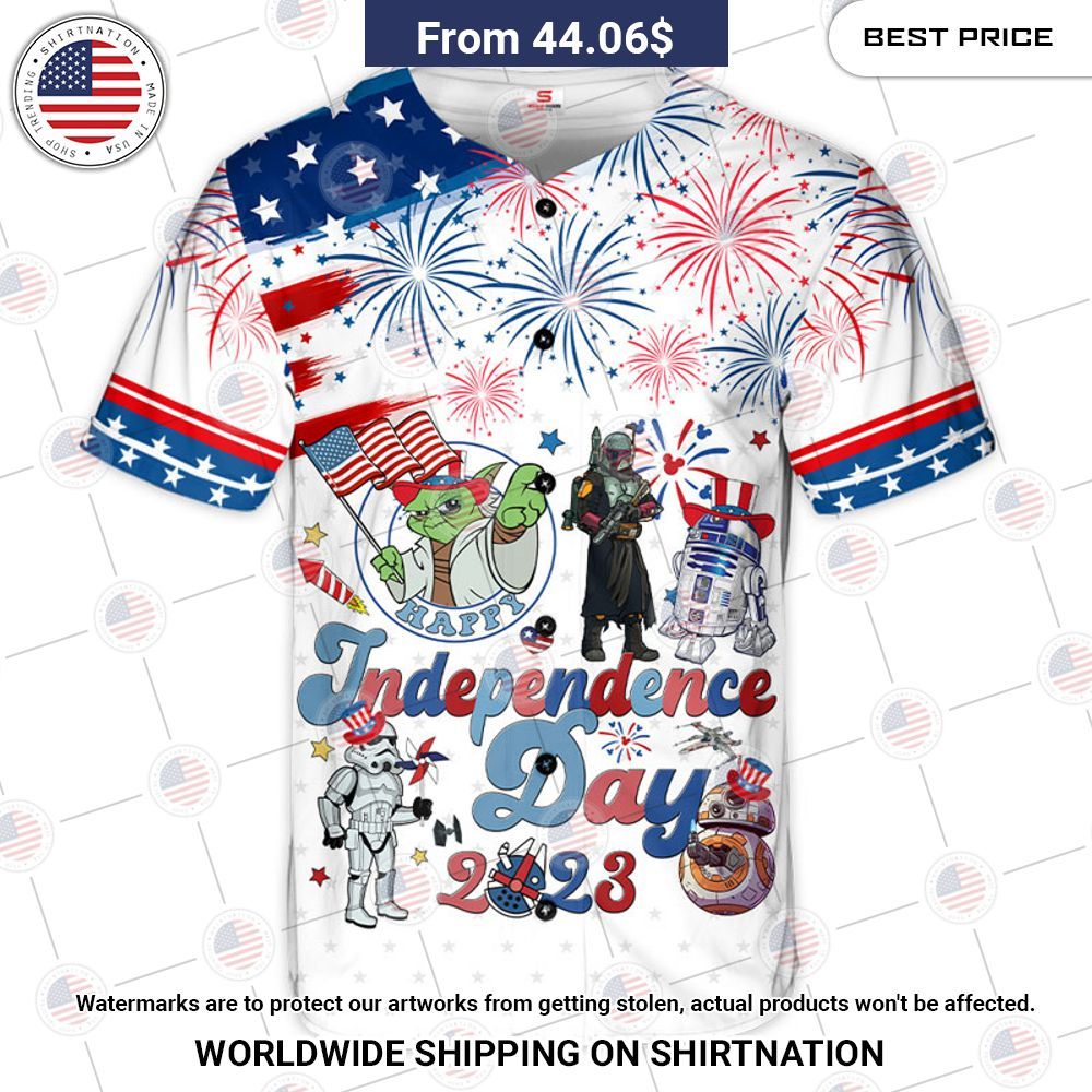 Star Wars Independence Day 2023 Baseball Jersey Shirt My friend and partner