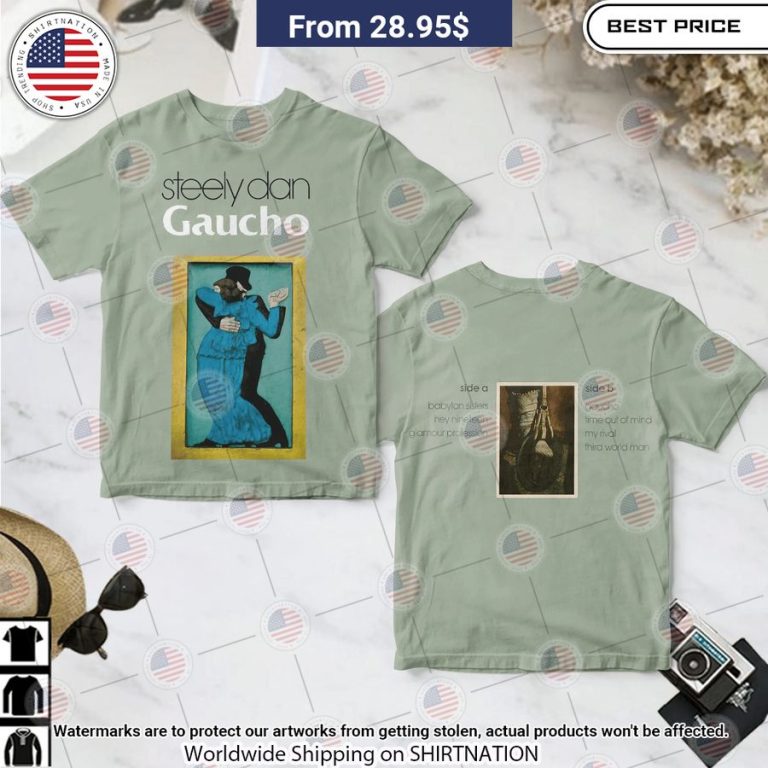 Steely Dan Gaucho Album Shirt You look beautiful forever