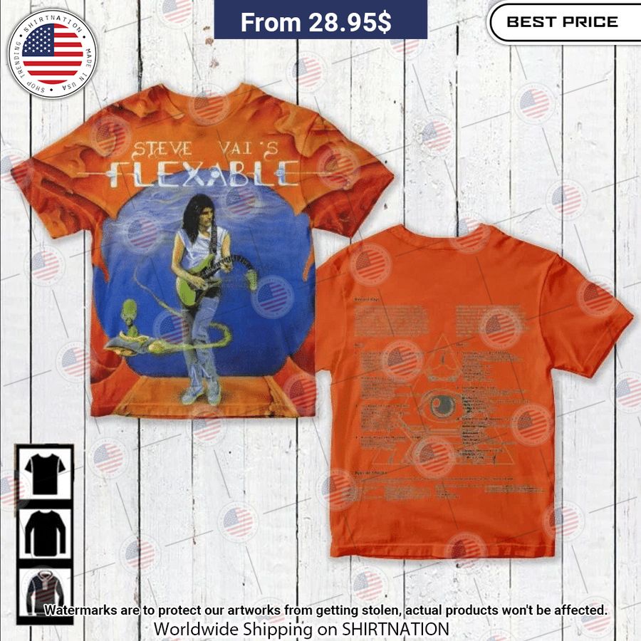 Steve Vai Flex Able Album Shirt I like your dress, it is amazing