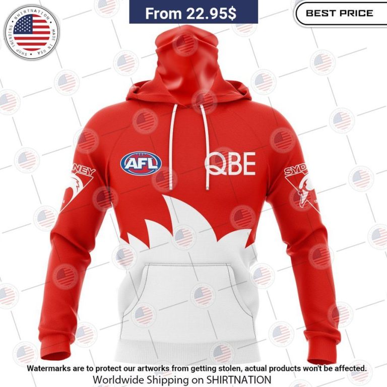 Sydney Swans Home 2023 Custom Shirt I am in love with your dress