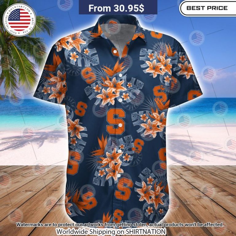 Syracuse Orange Football Hawaiian Shirt Looking so nice