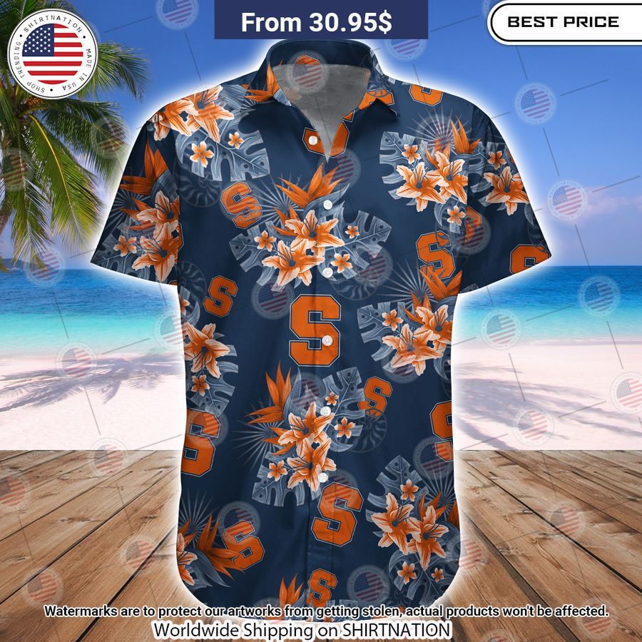 Syracuse Orange Football Hawaiian Shirt Looking so nice