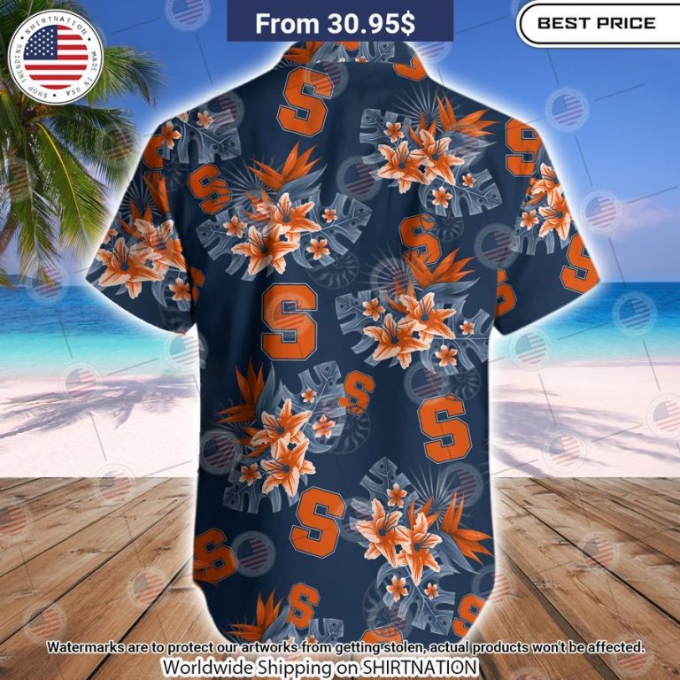 Syracuse Orange Football Hawaiian Shirt Cool DP