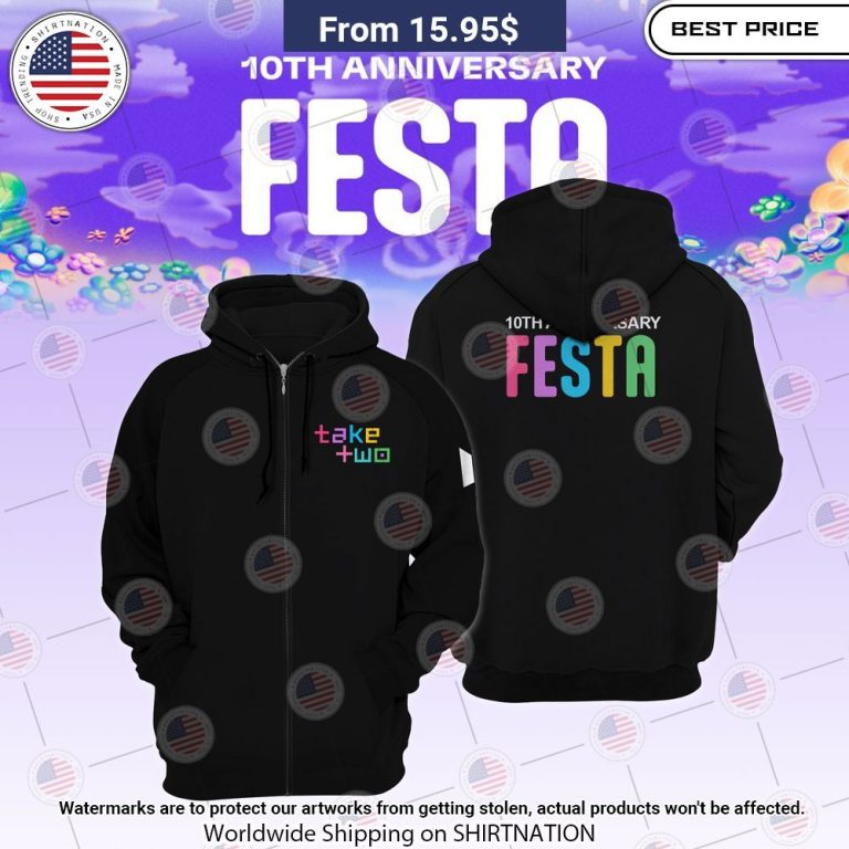 Take Two 10th Anniversaty Festa Shirt Hoodie Stand easy bro