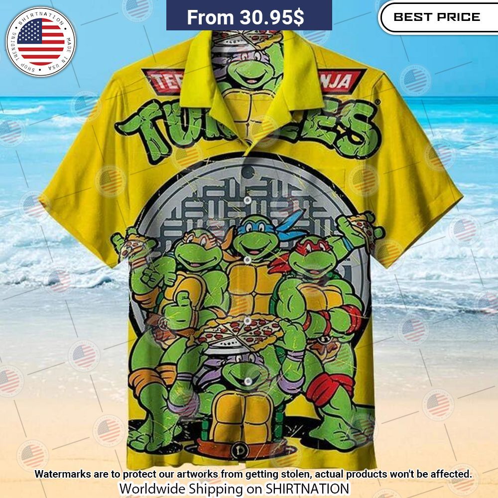 Teenage Mutant Ninja Turtles Hawaiian Shirt Generous look