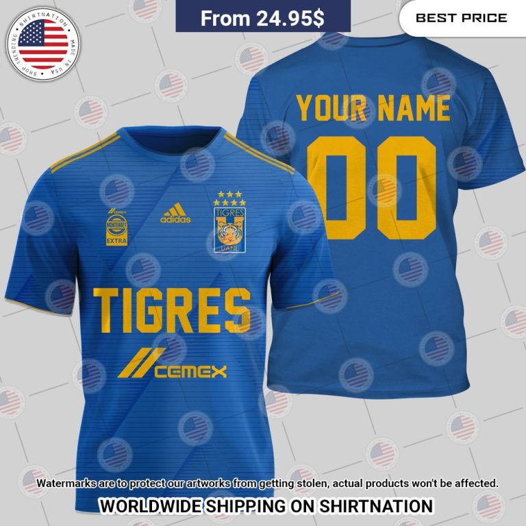 Tigres UANL Custom T Shirt Oh my God you have put on so much!