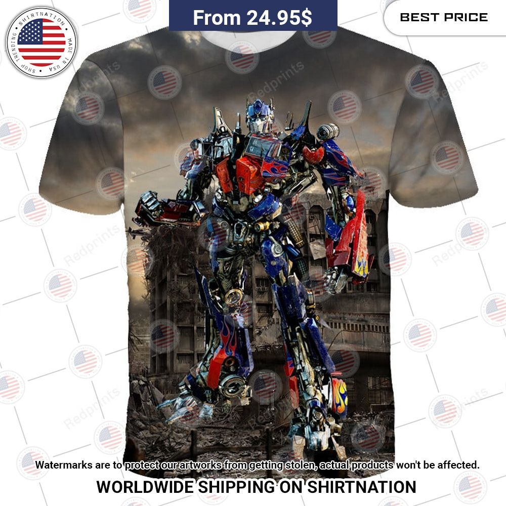 Transformers Optimus T Shirt Great, I liked it