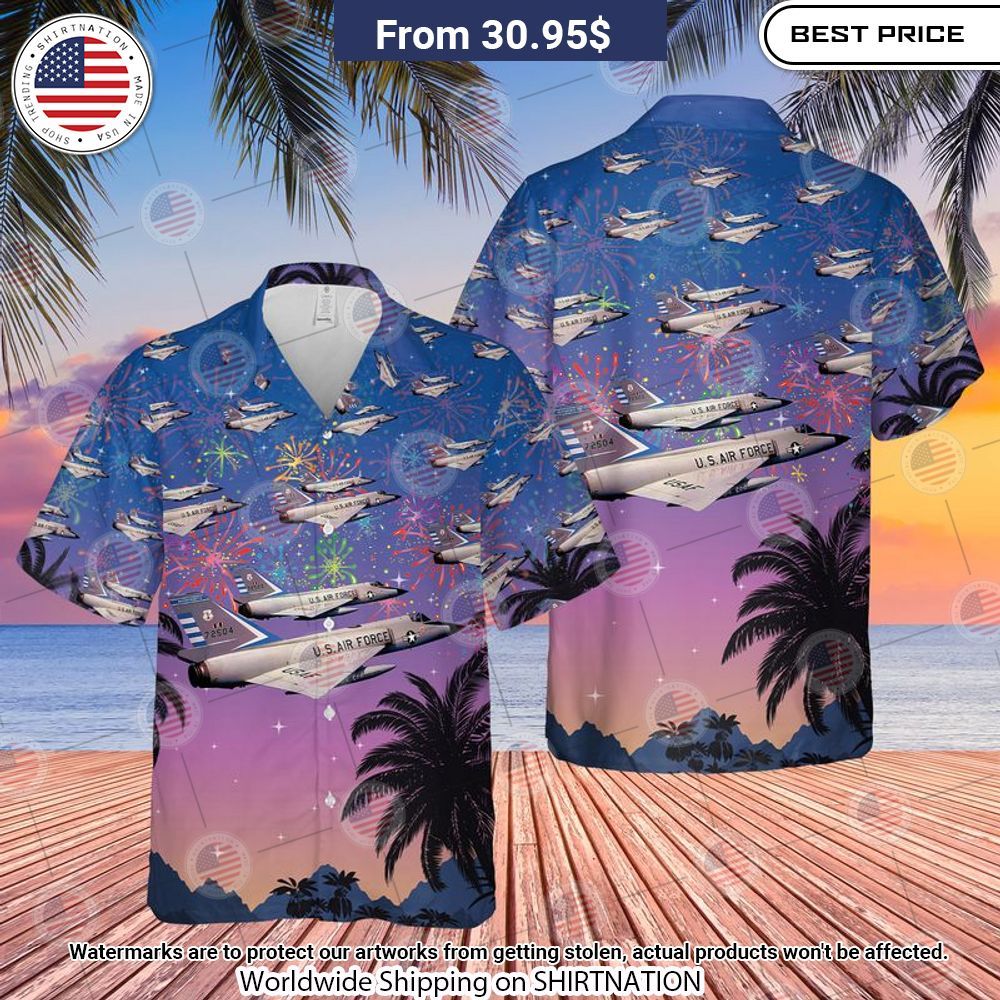 BEST US Air Force Convair F-106 Delta Dart 4th Of July Hawaii Shirt