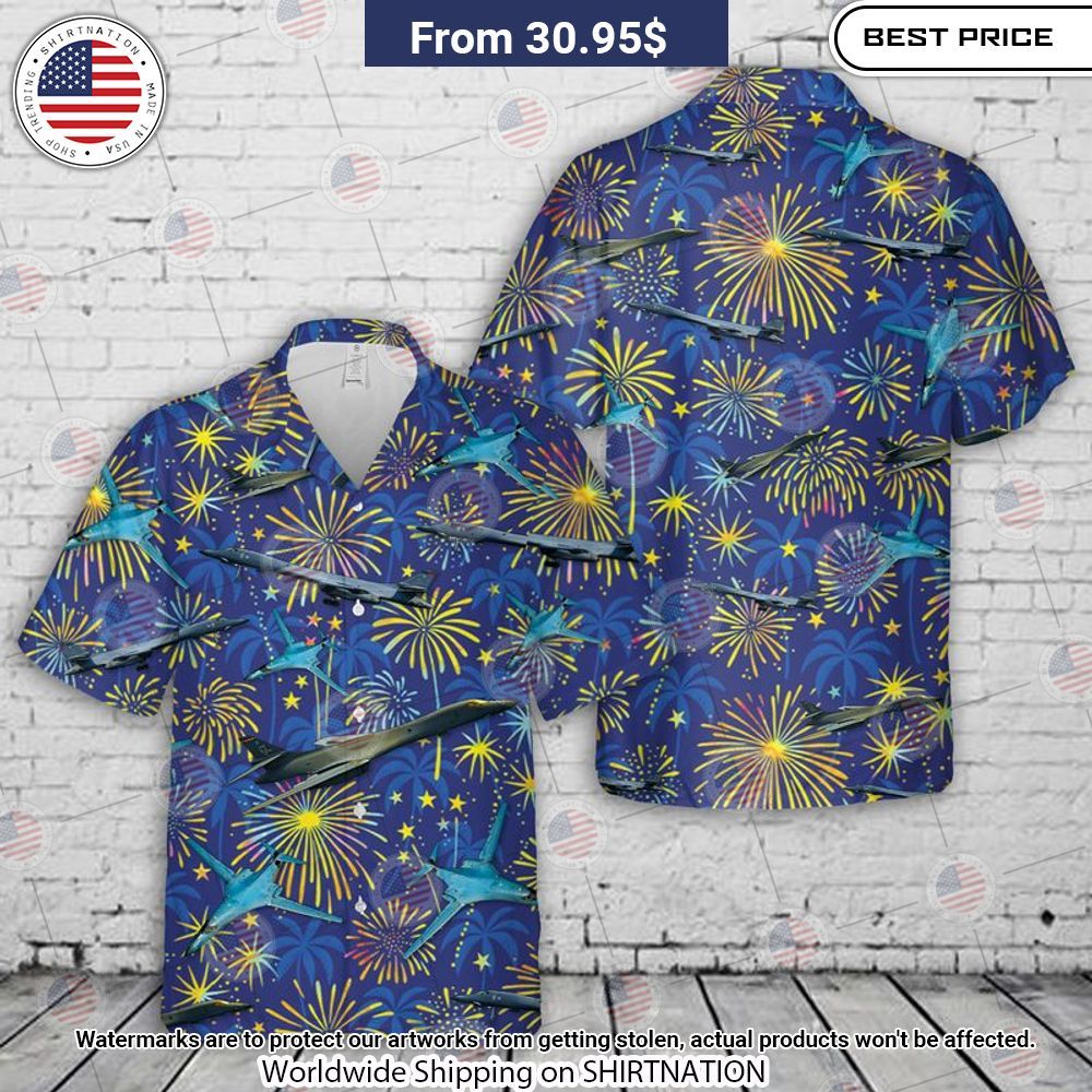 BEST US Air Force Rockwell B-1 Lancer 4th Of July Hawaii Shirt
