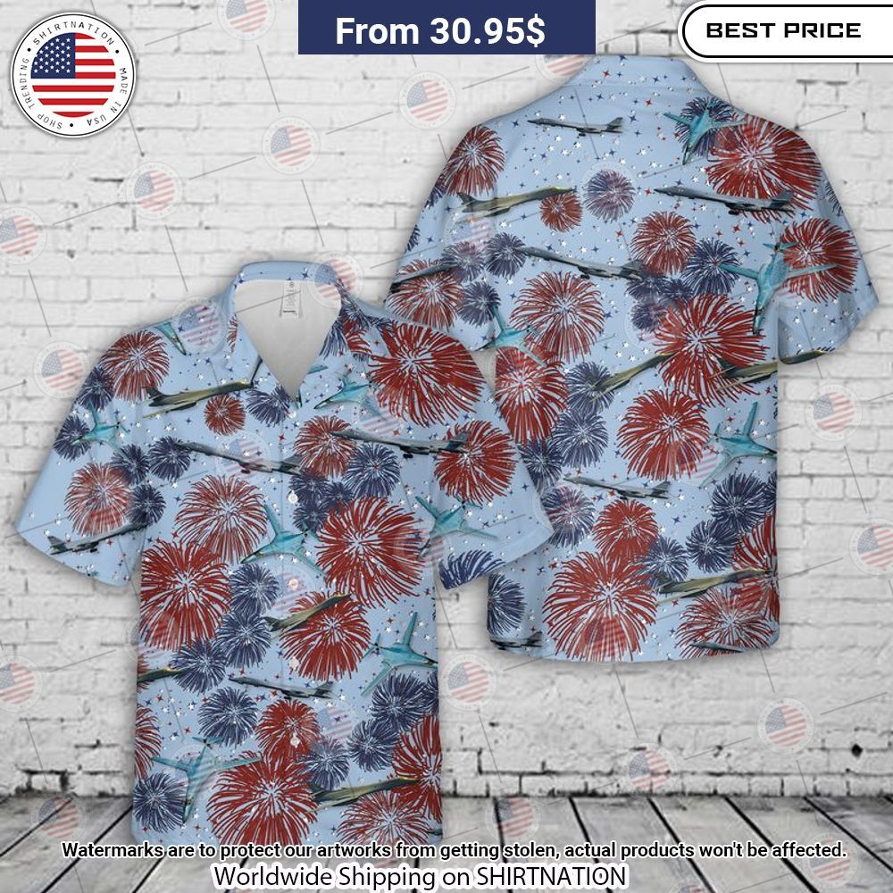 BEST US Air Force Rockwell B-1 Lancer US 4th Of July Hawaii Shirt