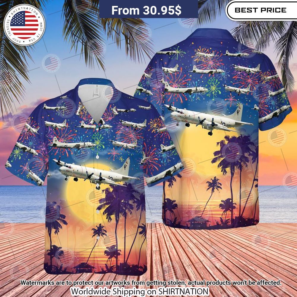 BEST US Navy Lockheed P-3 Orion 4th Of July Hawaii Shirt