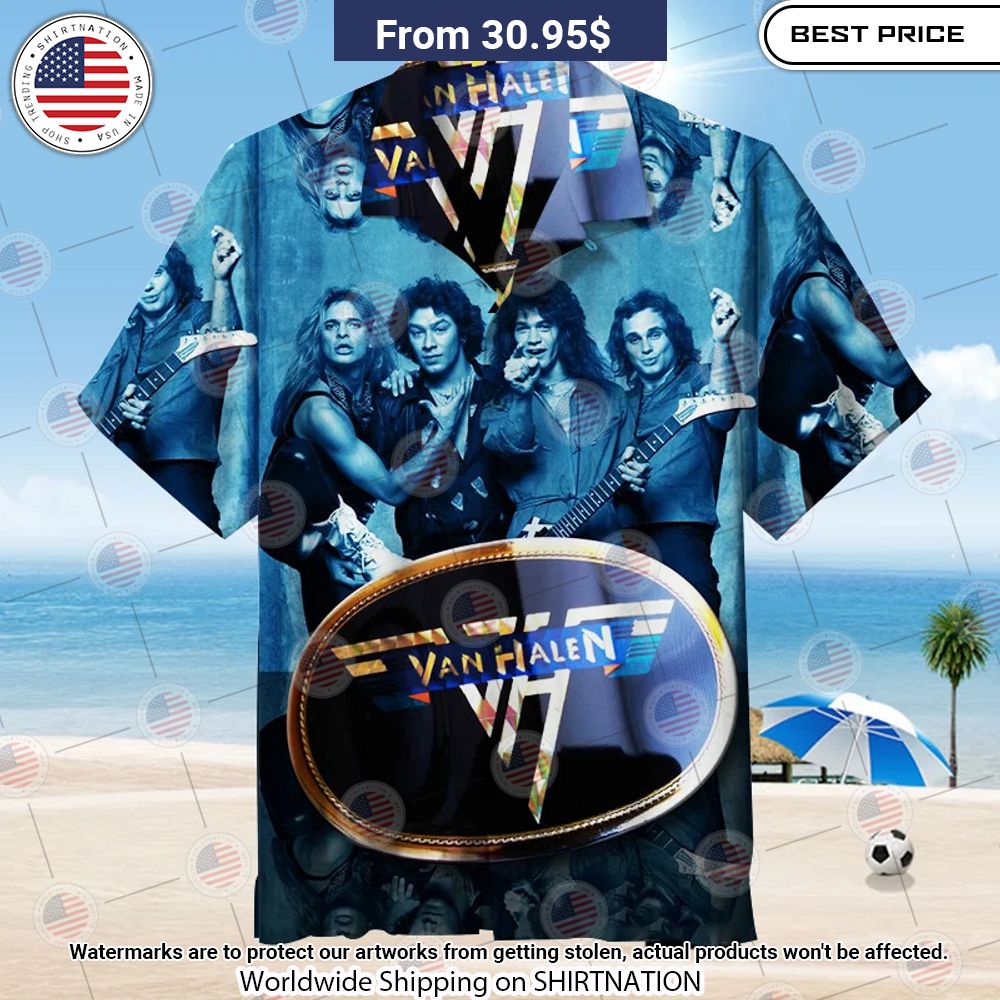 Van Halen Hawaiian Shirt Heroine