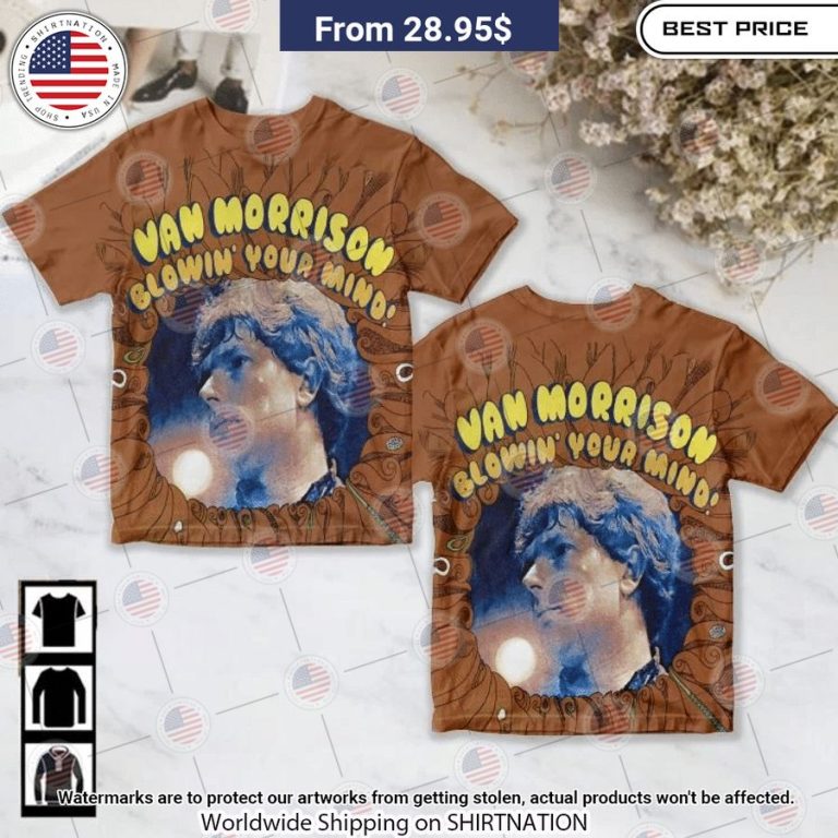 Van Morrison Blowin' Your Mind Album Shirt Trending picture dear