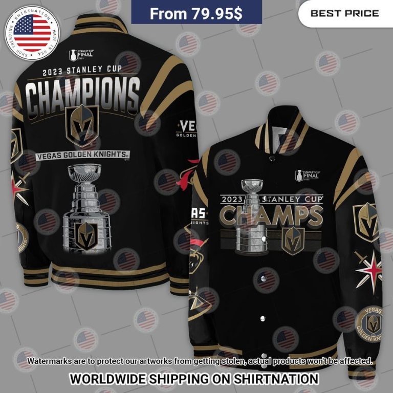 vegas golden knights champions 2023 stanley cup bomber jacket 2