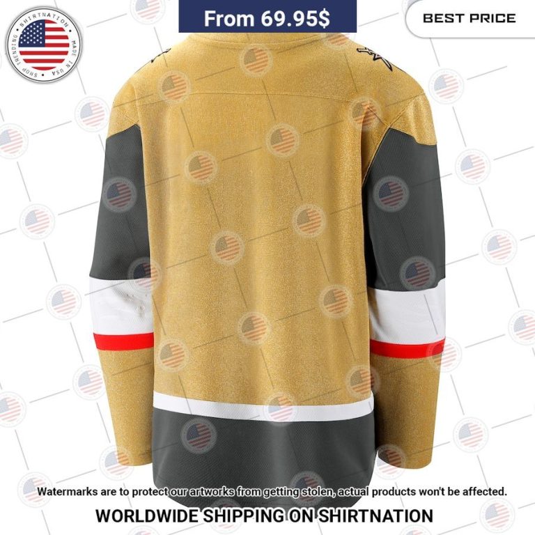 Vegas Golden Knights Home Gold Hockey Jersey Such a charming picture.