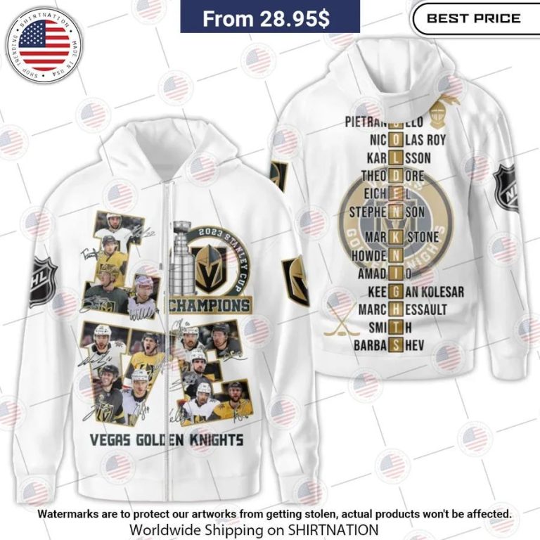 vegas golden knights stanley cup champions 2023 love hoodie 2