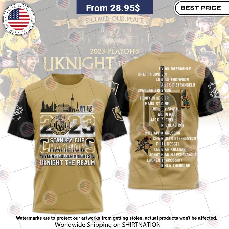 Vegas Golden Knights Stanley Cup Champions 2023 Shirt Nice photo dude