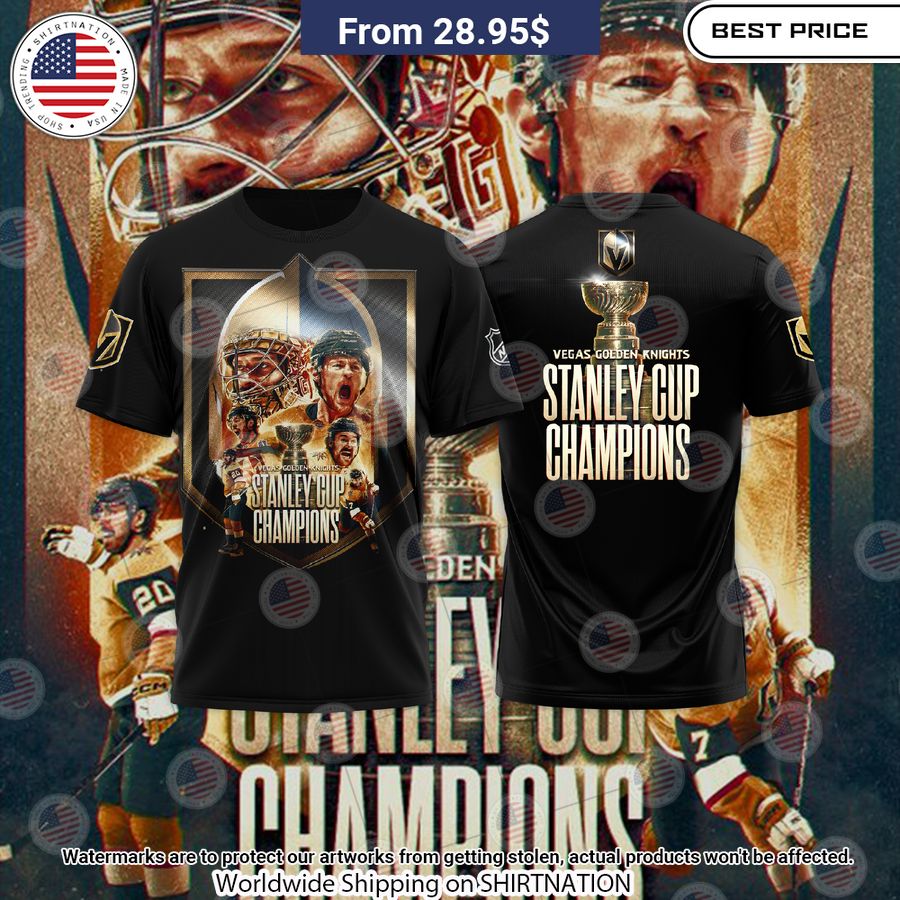 Vegas Golden Knights Stanley Cup Champions T Shirt Impressive picture.