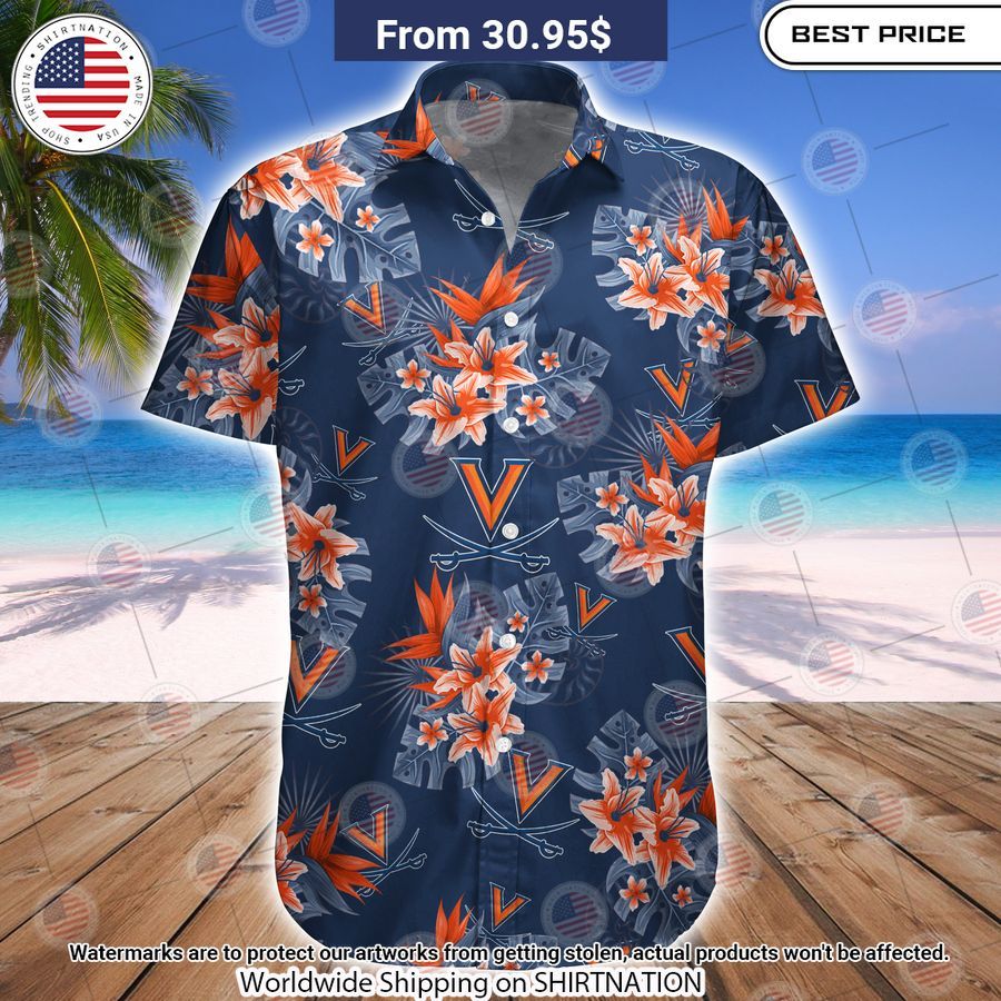 Virginia Cavaliers Football Hawaiian Shirt Cuteness overloaded