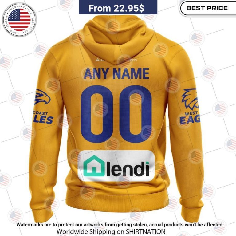 West Coast Eagles Clash 2023 Custom Shirt You look cheerful dear