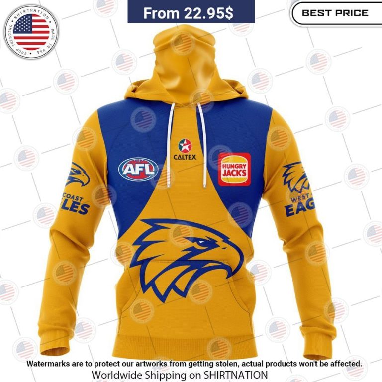 West Coast Eagles Clash 2023 Custom Shirt Cutting dash