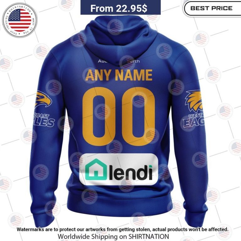 West Coast Eagles Home 2023 Custom Shirt Nice bread, I like it