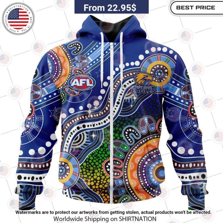 West Coast Eagles Indigenous Custom Shirt Hey! You look amazing dear