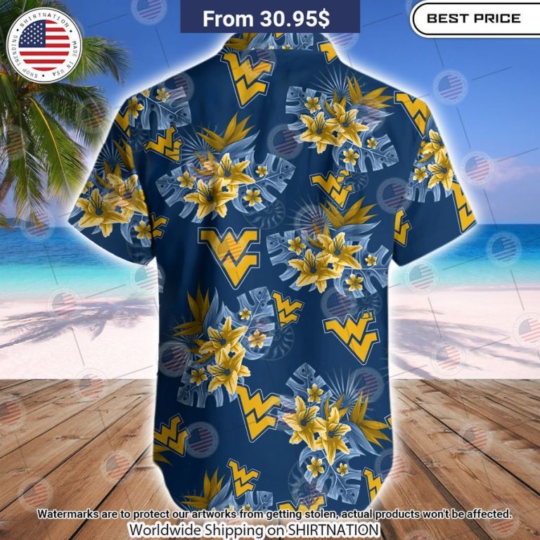 West Virginia Mountaineers Tide Football Hawaiian Shirt My friend and partner