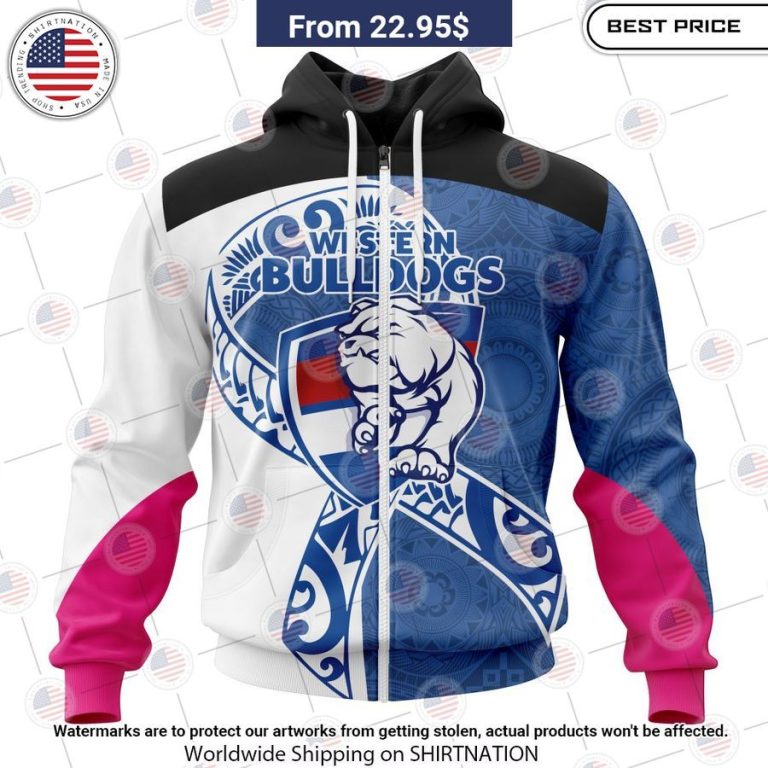 Western Bulldogs Samoa Fight Cancer Custom Shirt Heroine