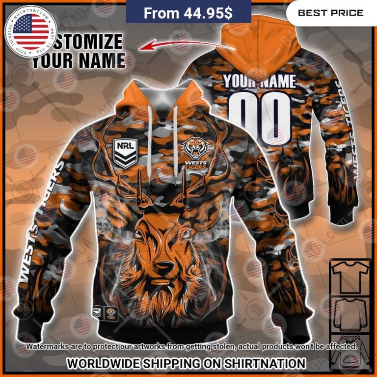 Wests Tigers Deer Hunting Hoodie You are always amazing